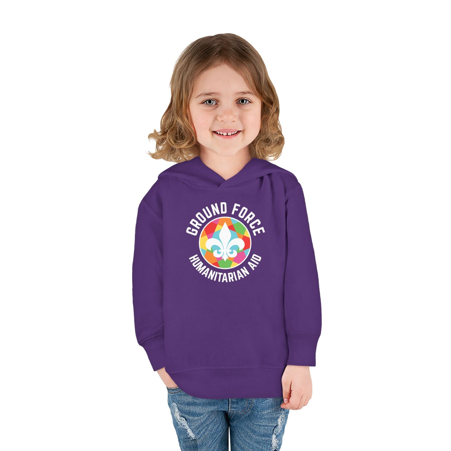 Vibrant Toddler Fleece Hoodie