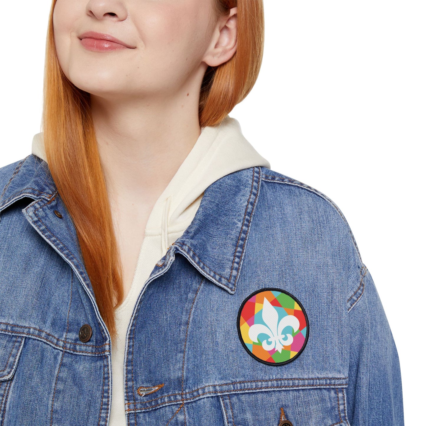 Fleur De Lis Iron-On Patch