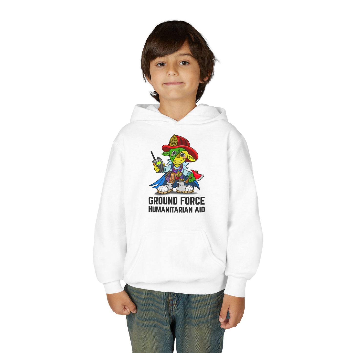 Bayou Buddy Fireman Youth Sweatshirt