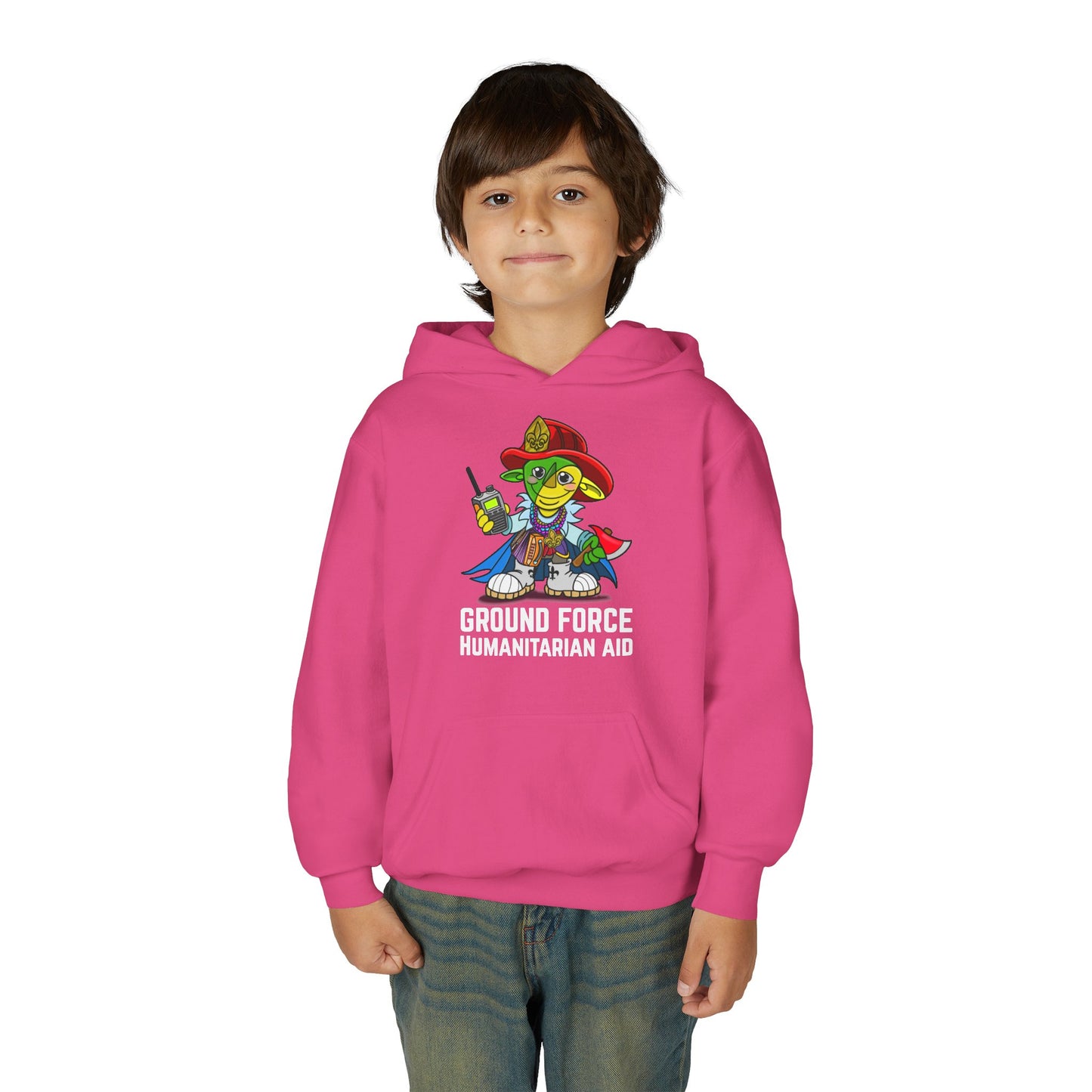 Bayou Buddy Fireman Youth Sweatshirt