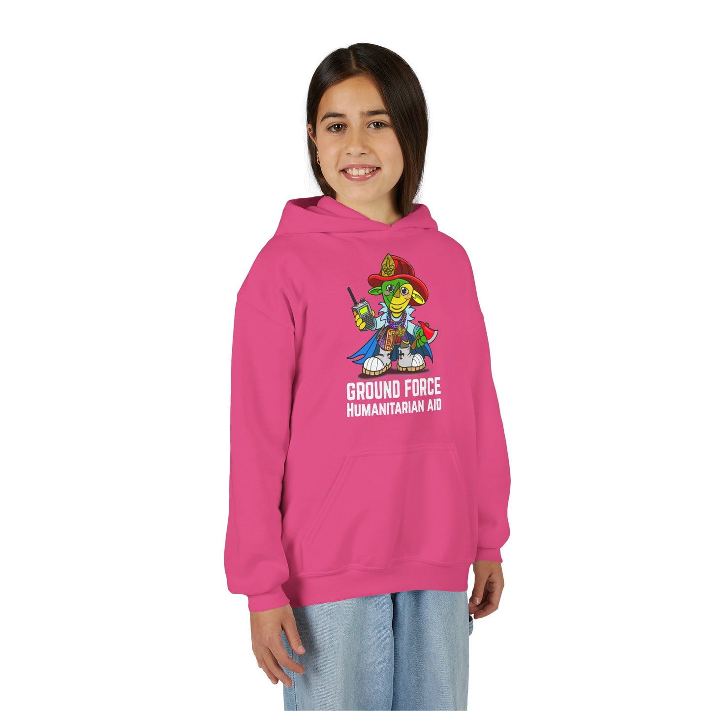 Bayou Buddy Fireman Youth Sweatshirt