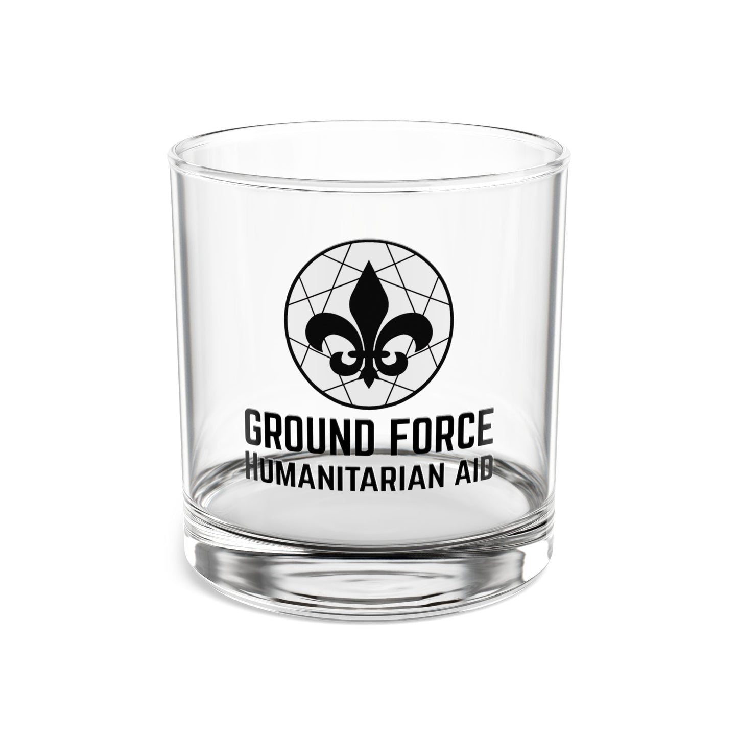 Ground Force Rocks Glass, 10oz