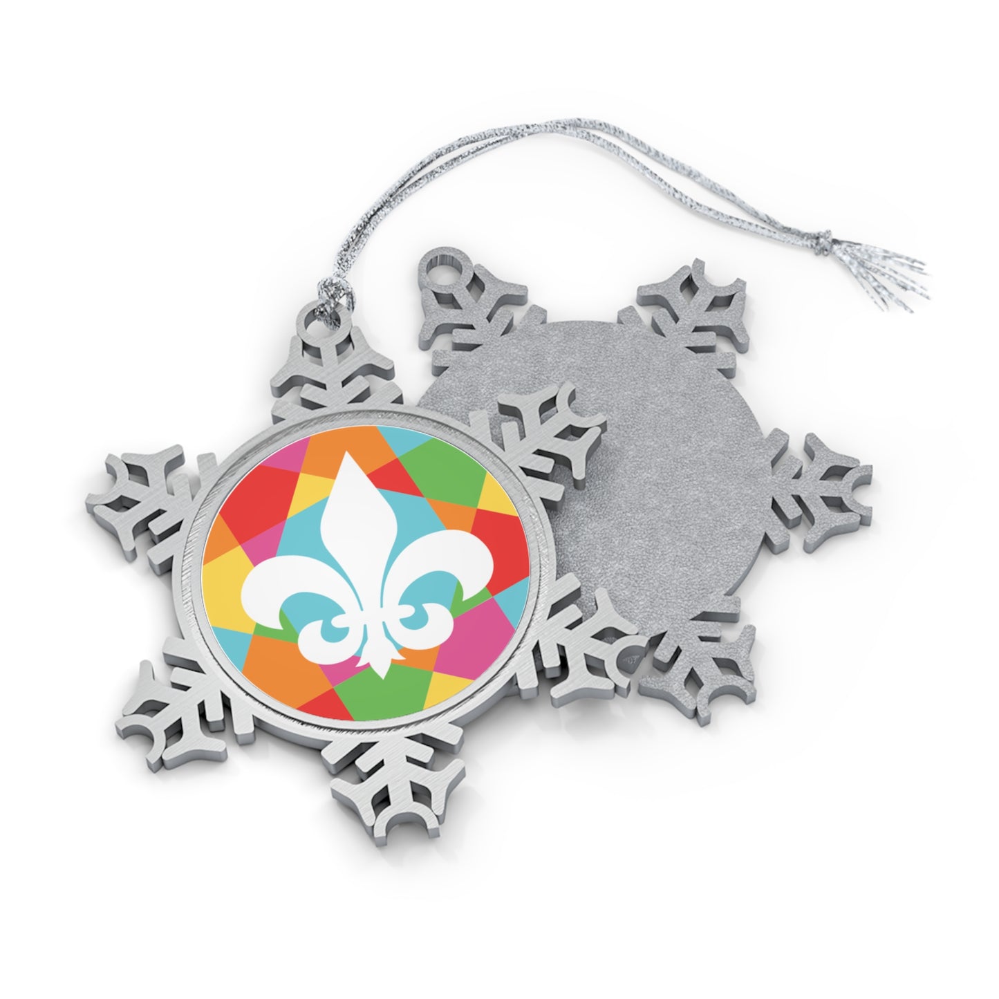 Pewter Snowflake Ornament
