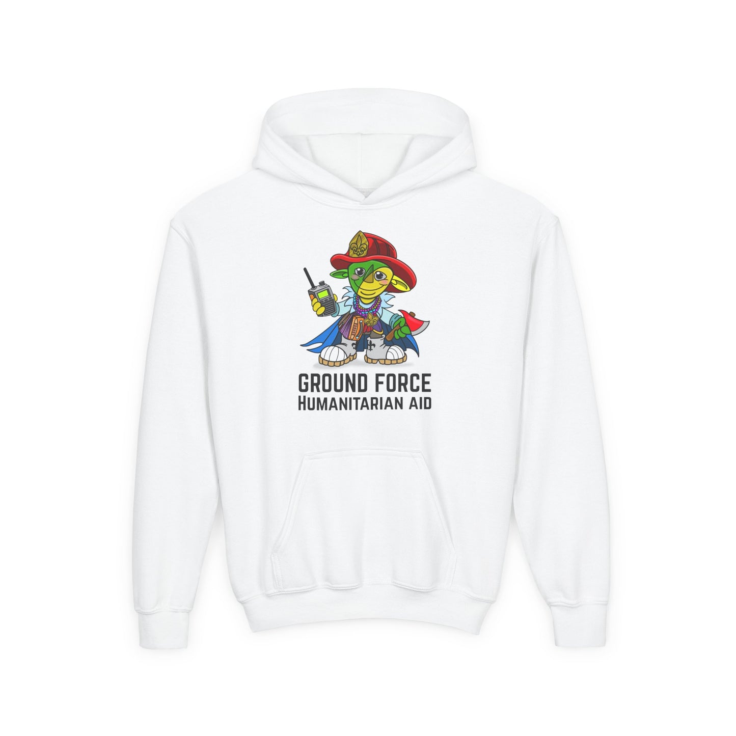 Bayou Buddy Fireman Youth Sweatshirt