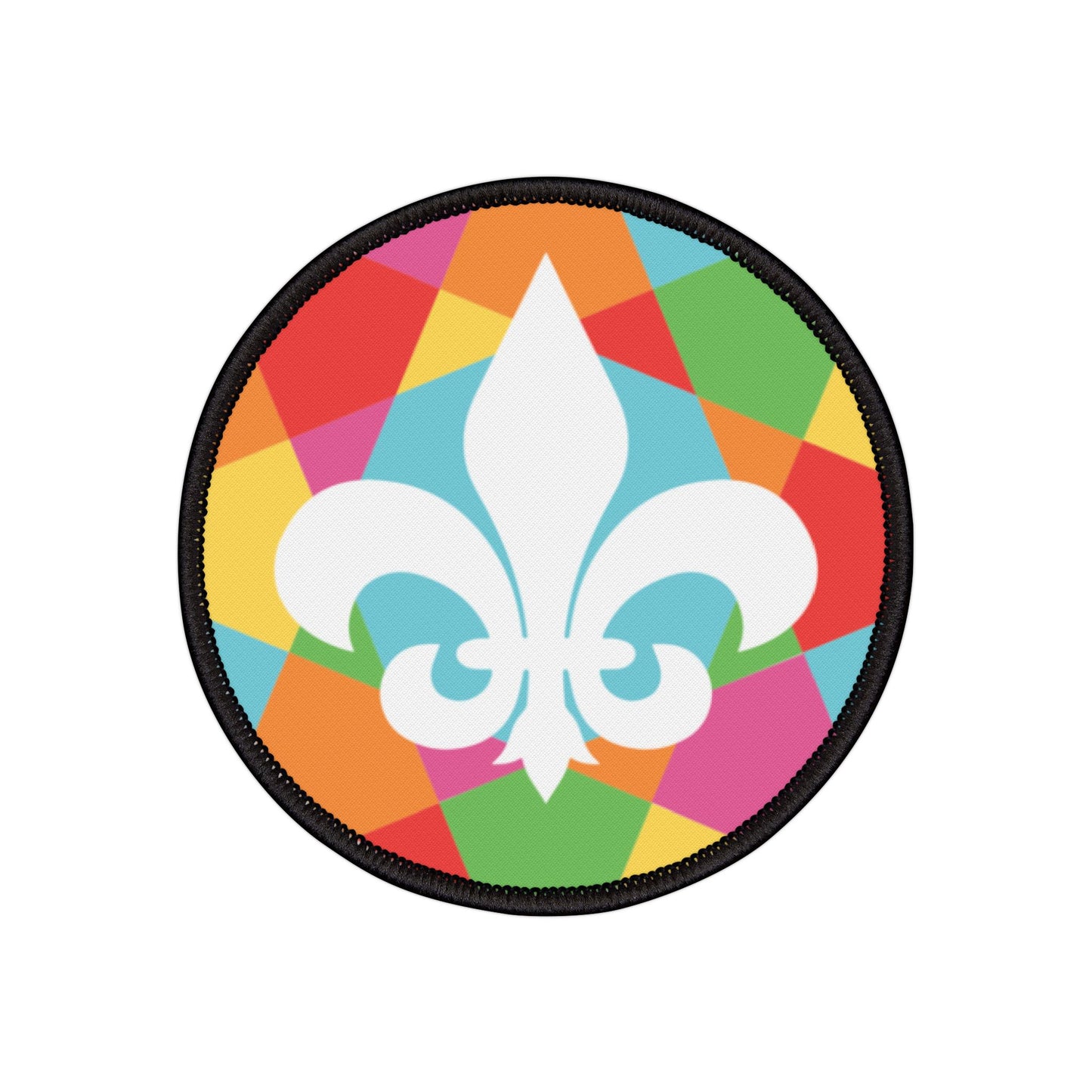 Fleur De Lis Iron-On Patch