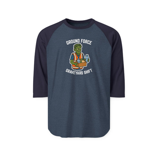 Ground Force Graveyard Shift Raglan Shirt