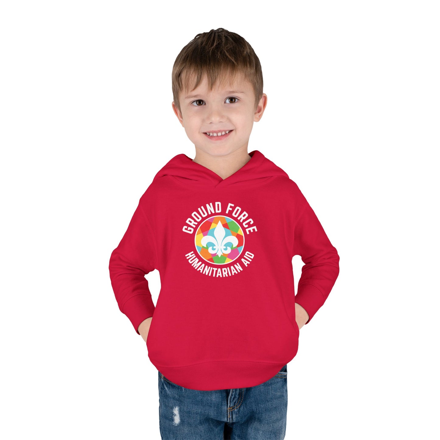 Vibrant Toddler Fleece Hoodie