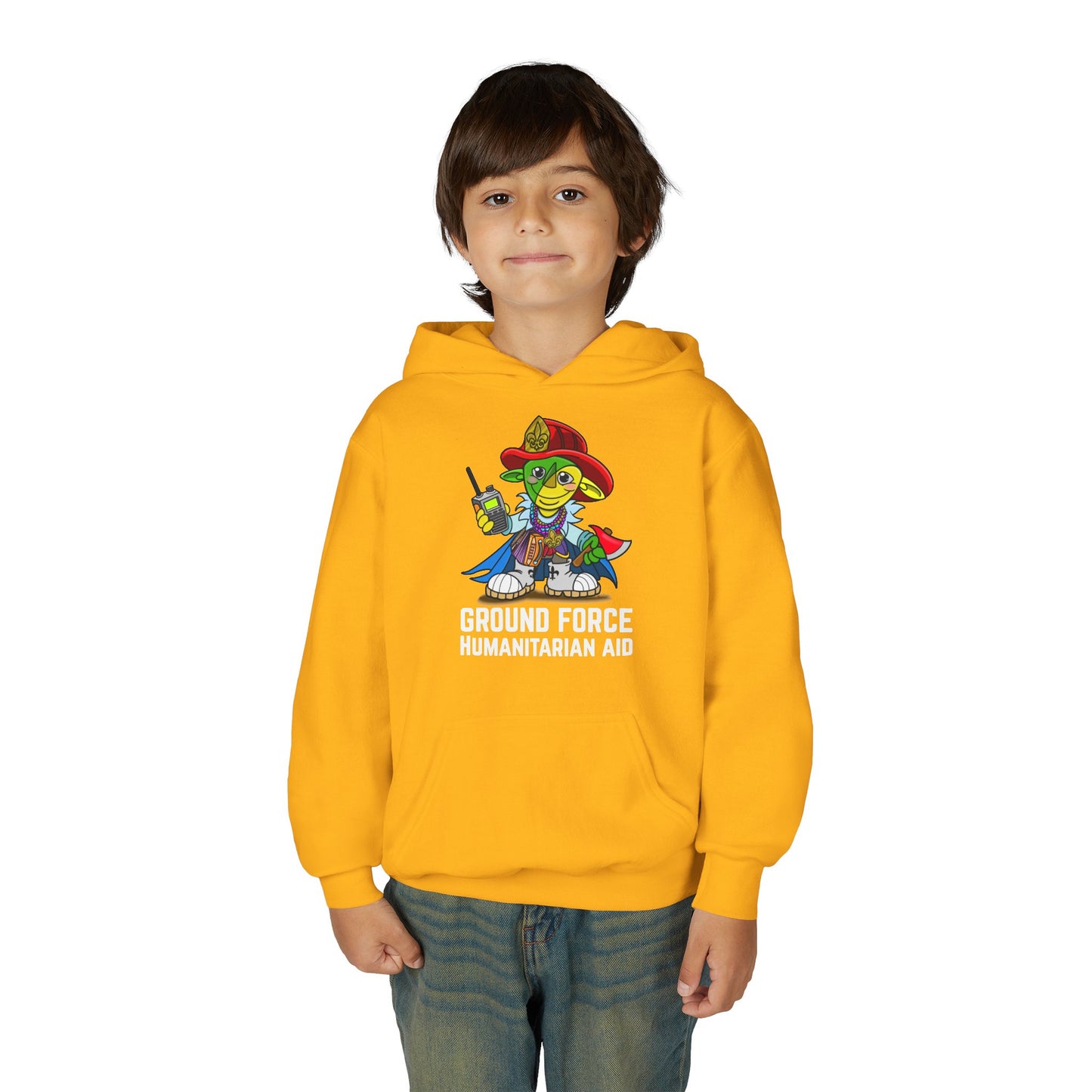 Bayou Buddy Fireman Youth Sweatshirt