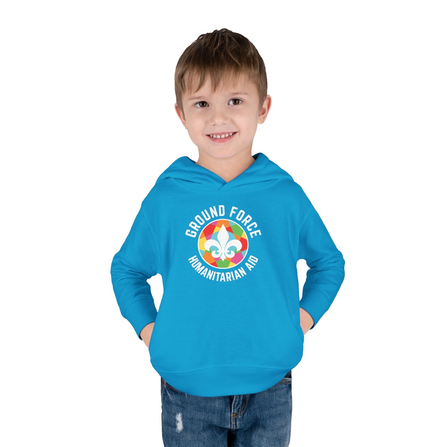 Vibrant Toddler Fleece Hoodie