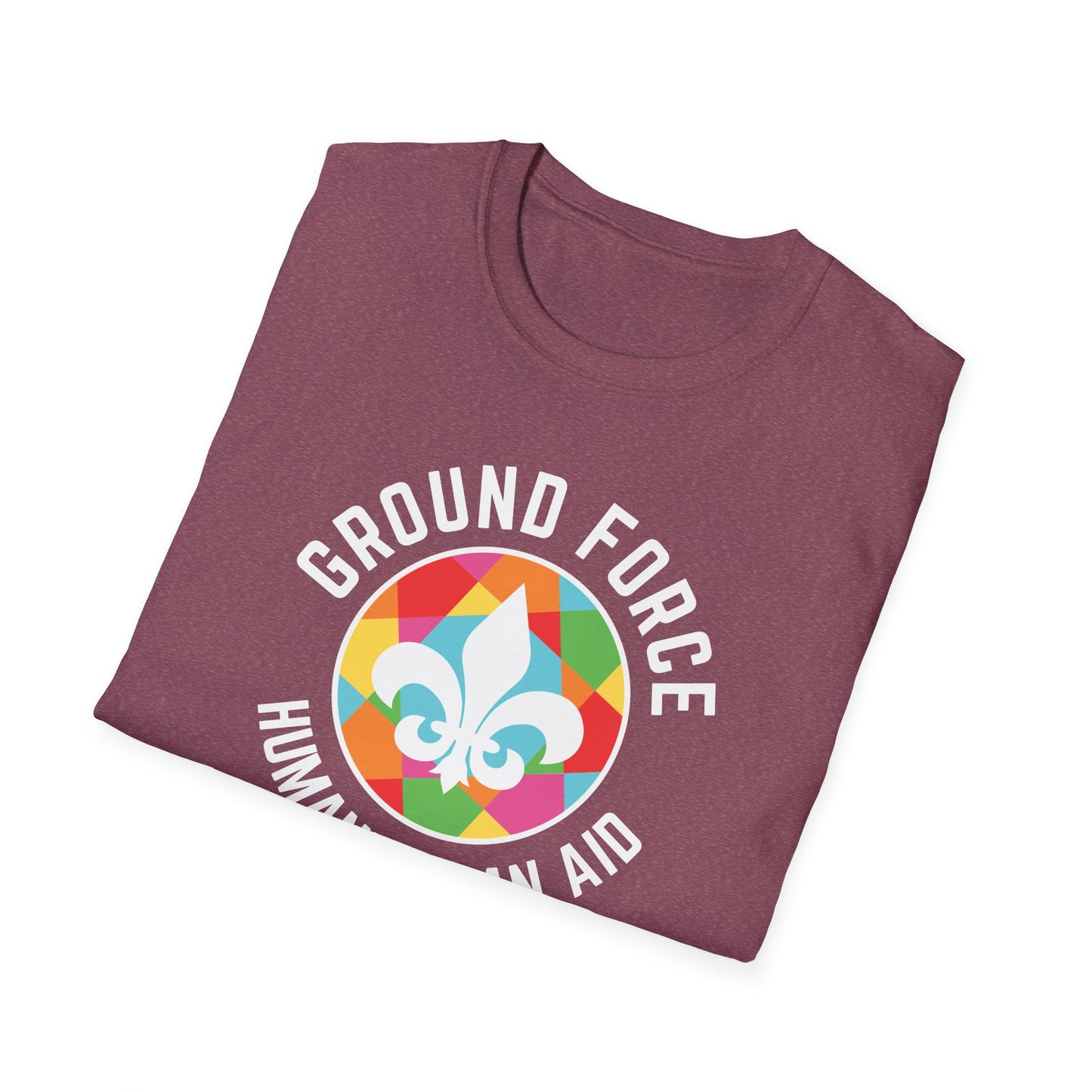 Ground Force Circle Unisex Softstyle Tee - Heather Series