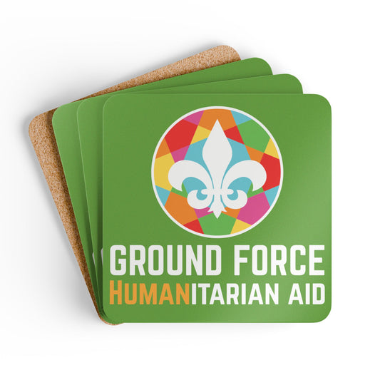 Stylish Corkwood Coaster Set