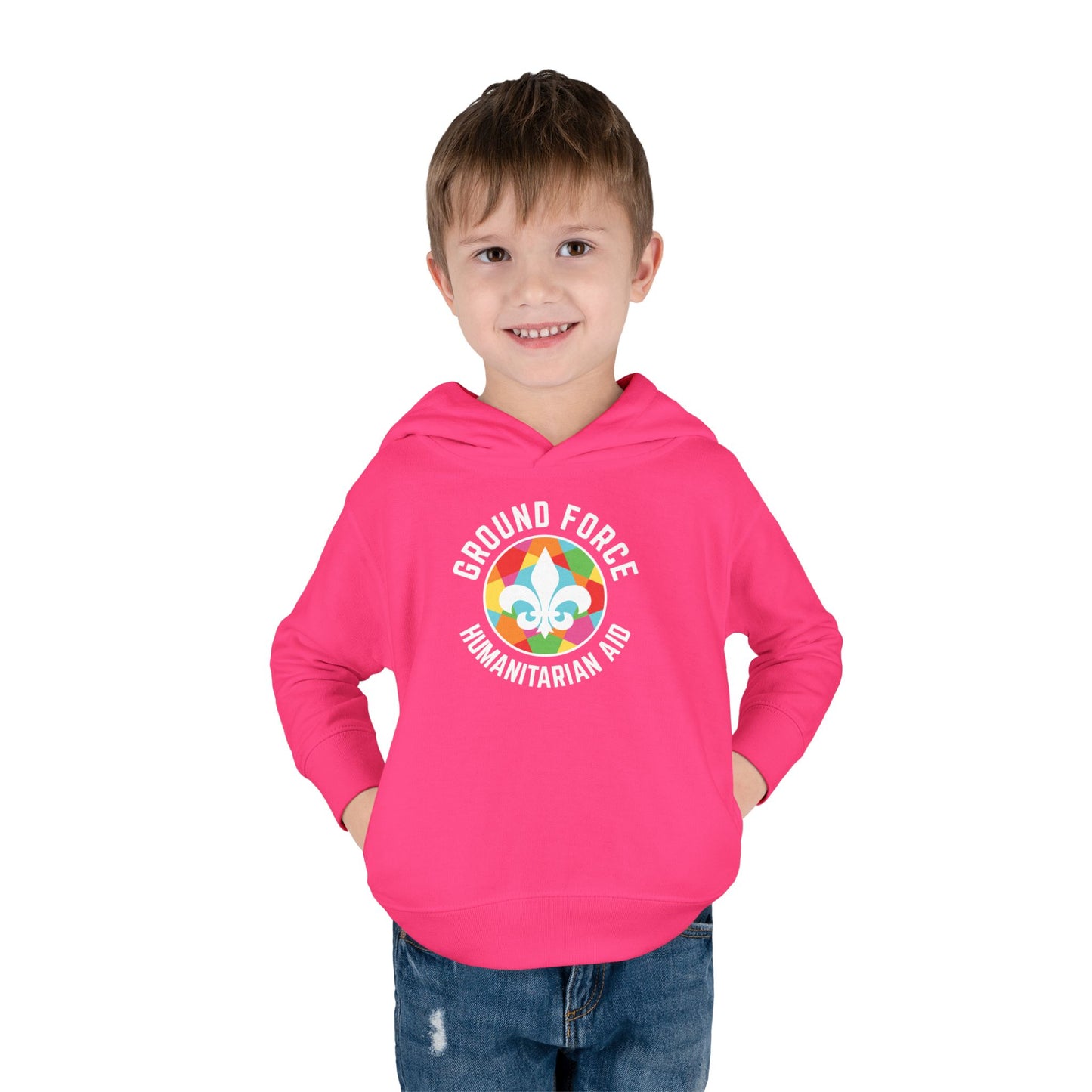 Vibrant Toddler Fleece Hoodie