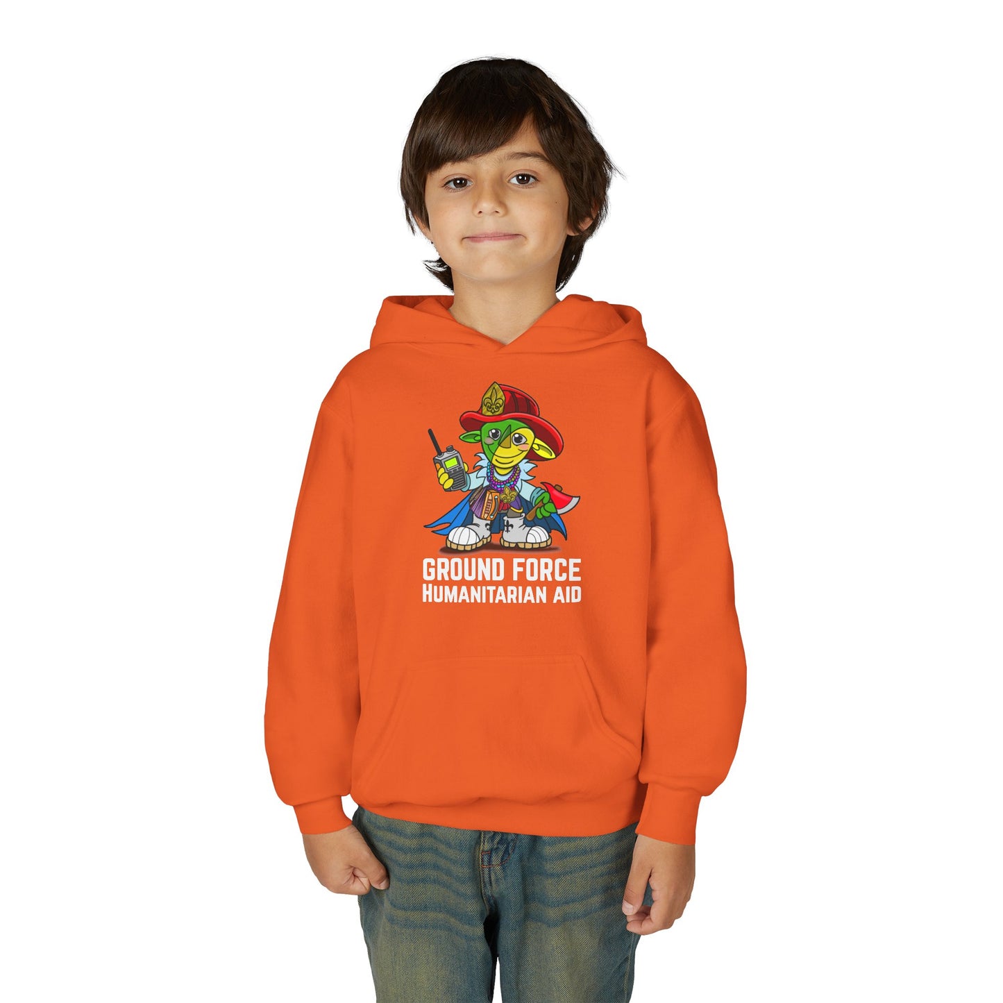 Bayou Buddy Fireman Youth Sweatshirt
