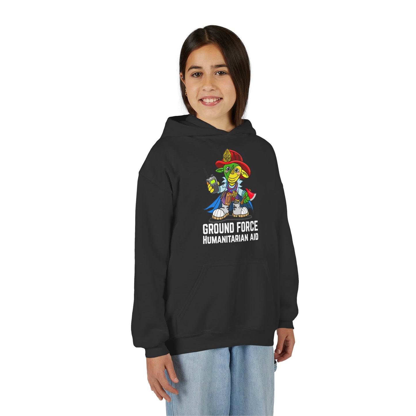 Bayou Buddy Fireman Youth Sweatshirt