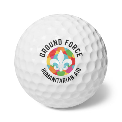 Ground Force Golf Balls, 6-Pack
