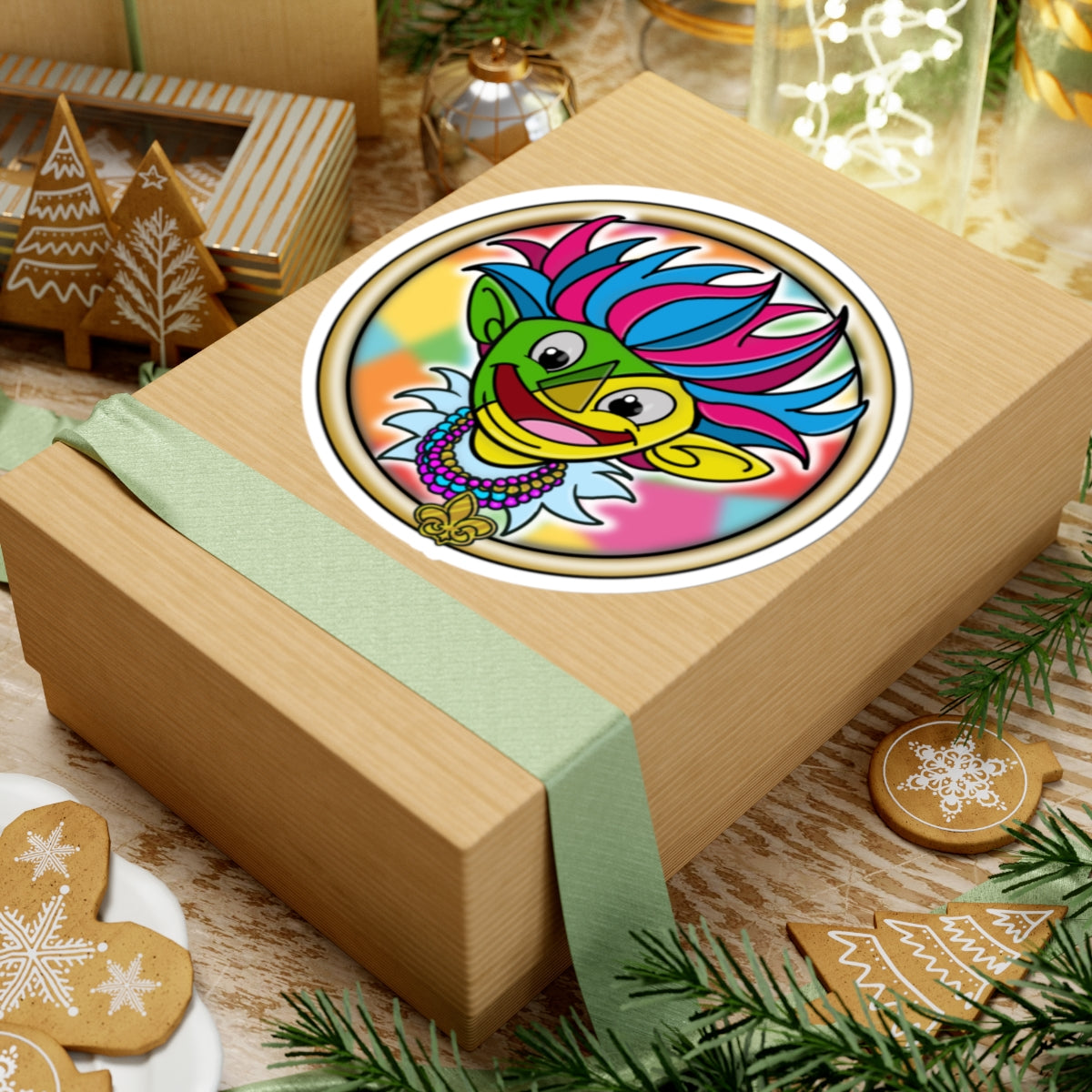 Bayou Buddy Kiss-Cut Sticker