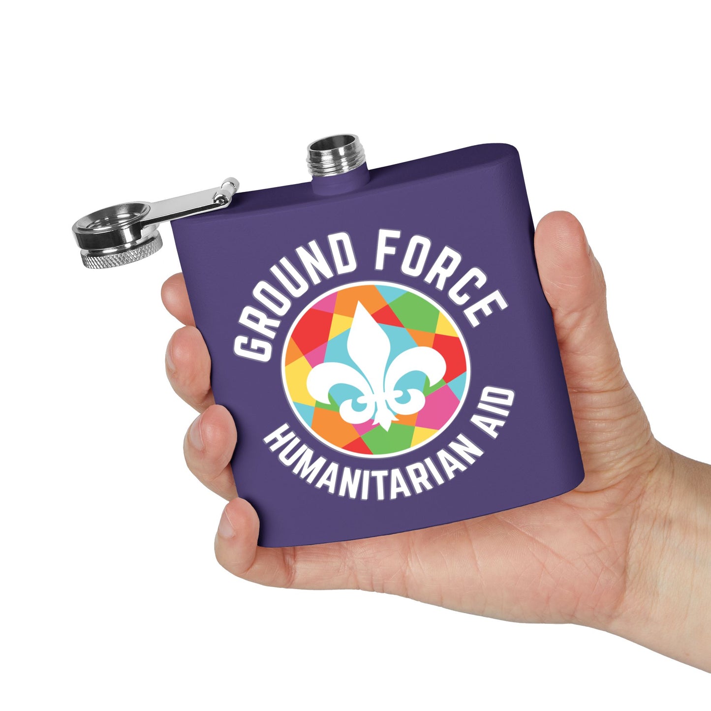 Ground Force Stainless Steel Flask