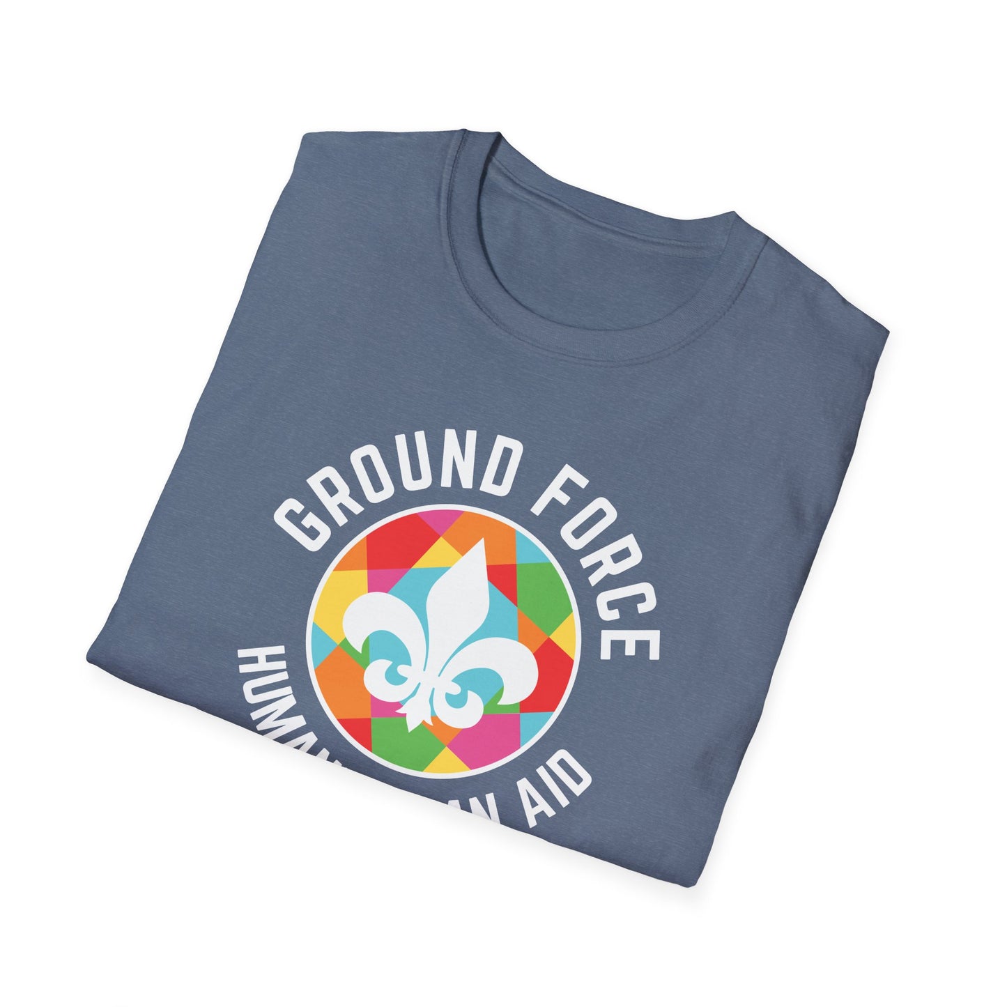 Ground Force Circle Unisex Softstyle Tee - Heather Series