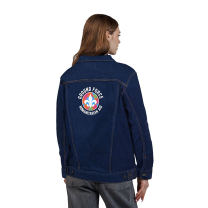 Embroidered Unisex Denim Jacket