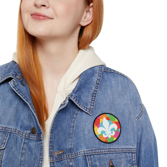 Fleur De Lis Iron-On Patch