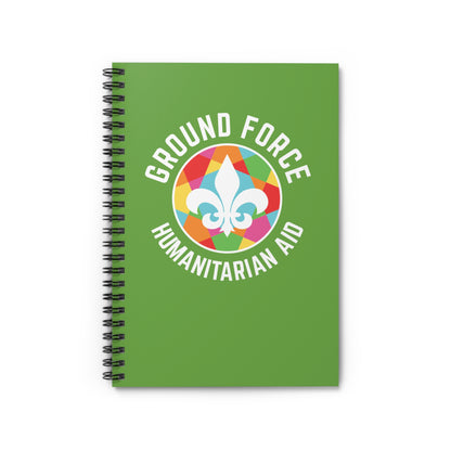 Colorful Ground Force Spiral Notebook for Inspiration and Organization
