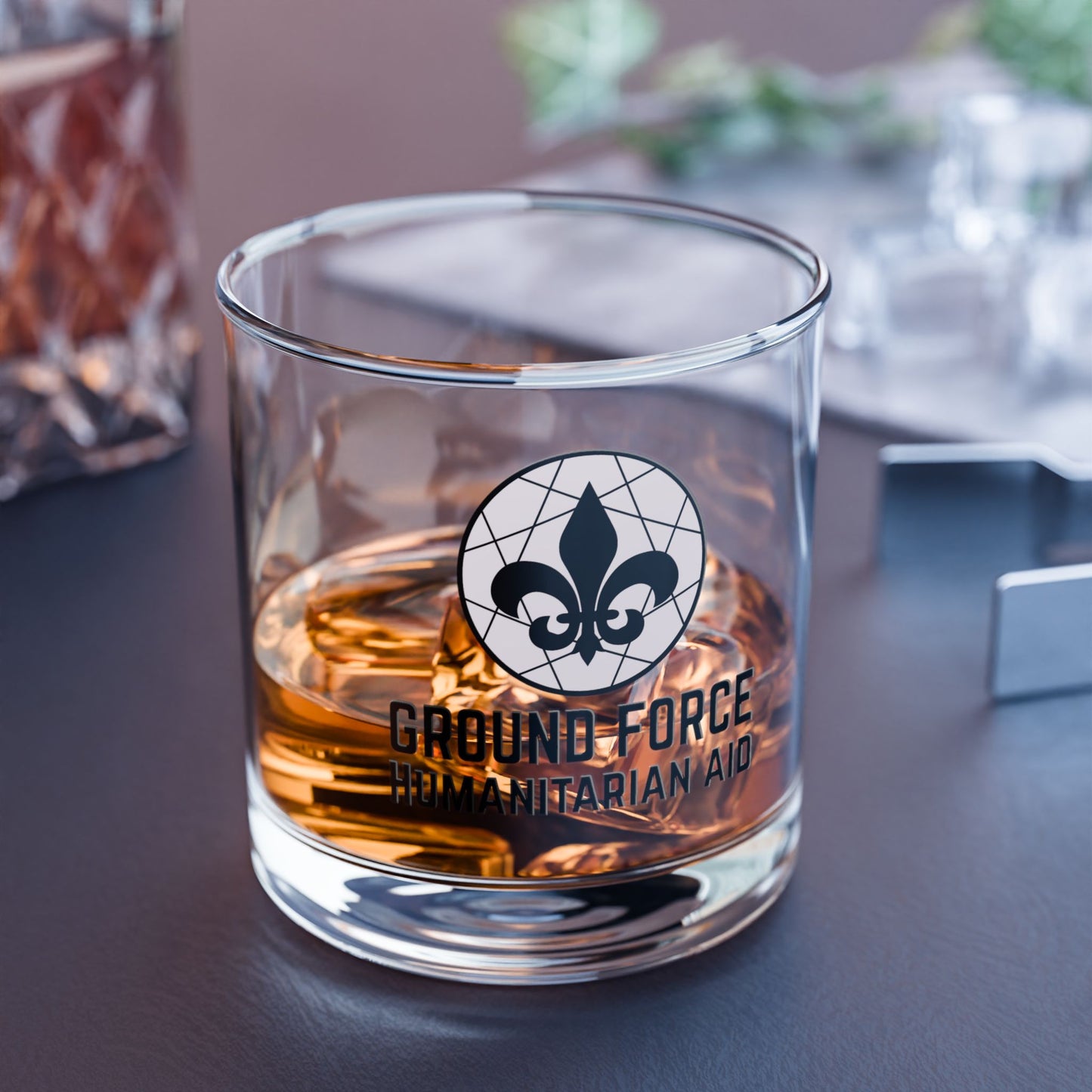 Ground Force Rocks Glass, 10oz