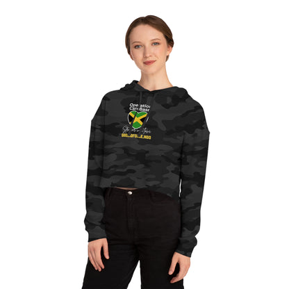 Operation CareBase Jamaica Women's Cropped Hoodie