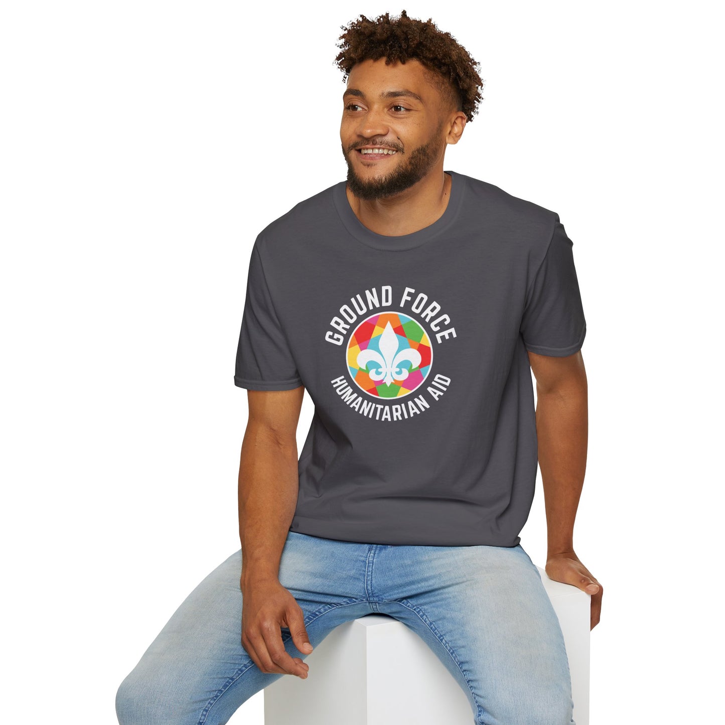 Ground Force Circle Logo Unisex Softstyle Tee