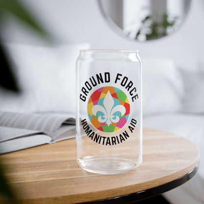 Ground Force Sipper Glass (lid optional)