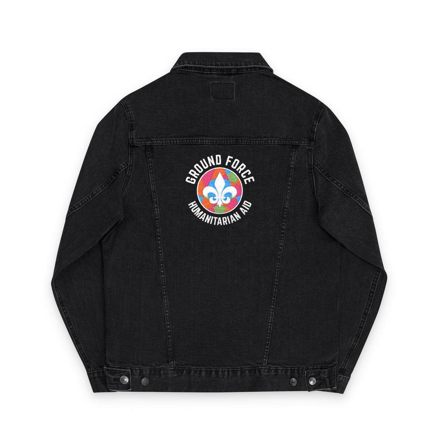 Embroidered Unisex Denim Jacket