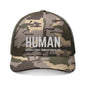 Embroidered Camouflage HUMAN Hat