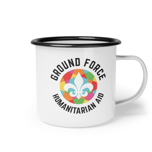 Ground Force Enamel Camp Cup