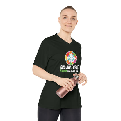 Ground Force Women's Performance V-Neck w/ UV Protection