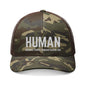 Embroidered Camouflage HUMAN Hat