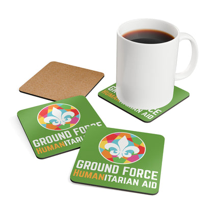 Stylish Corkwood Coaster Set