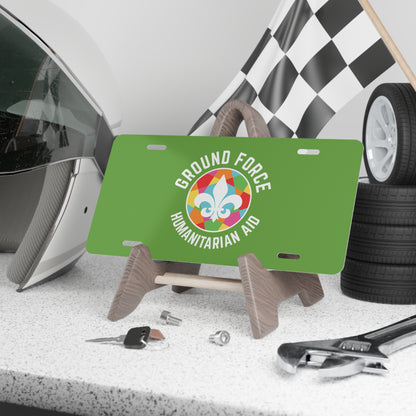 Ground Force Vanity Plate