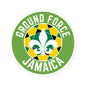 Ground Force Jamaica Circle Sticker