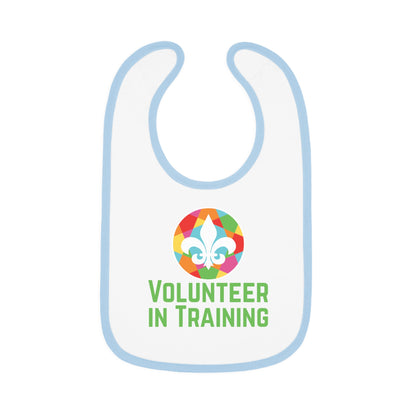 Baby Contrast Trim Jersey Bib