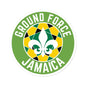 Ground Force Jamaica Circle Sticker