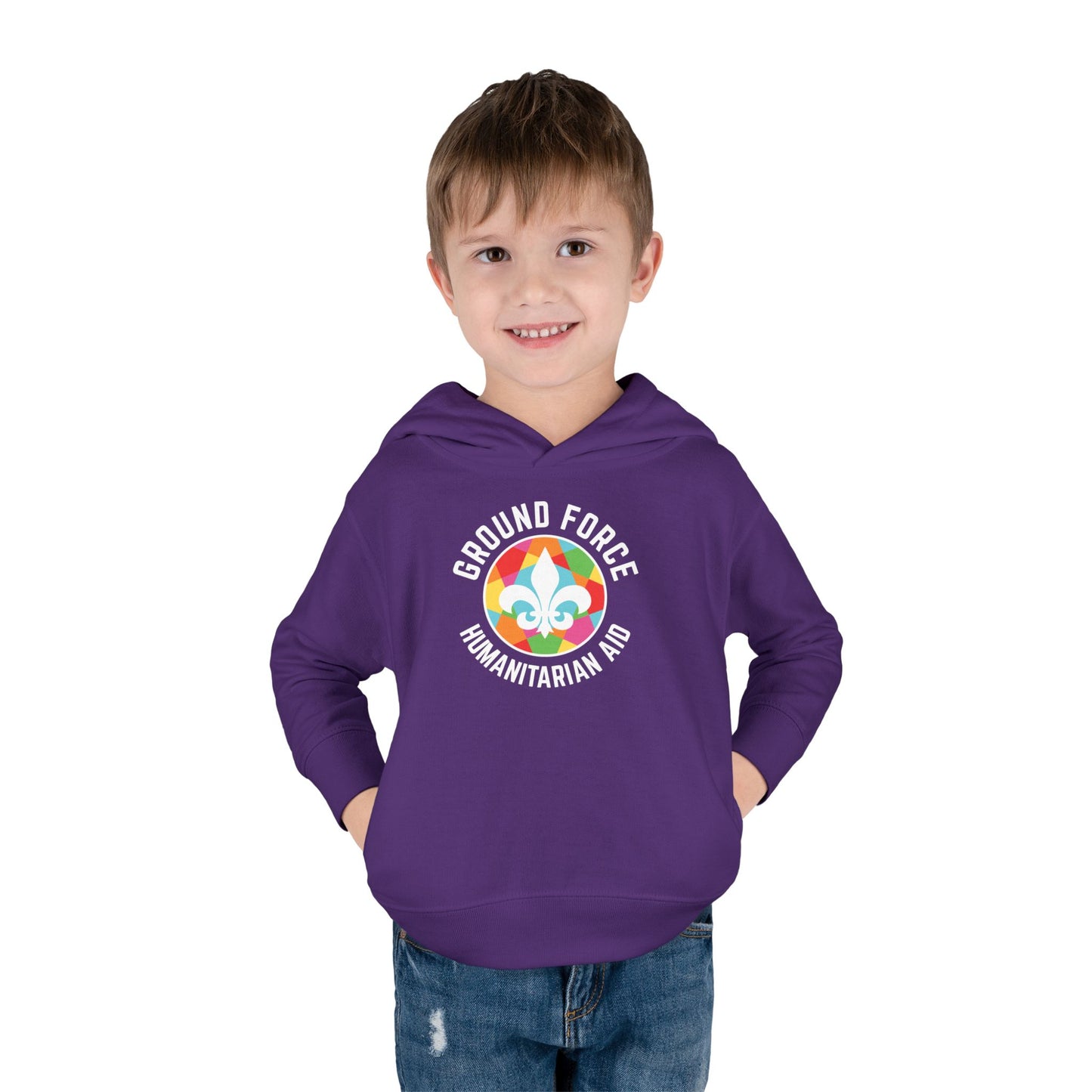 Vibrant Toddler Fleece Hoodie