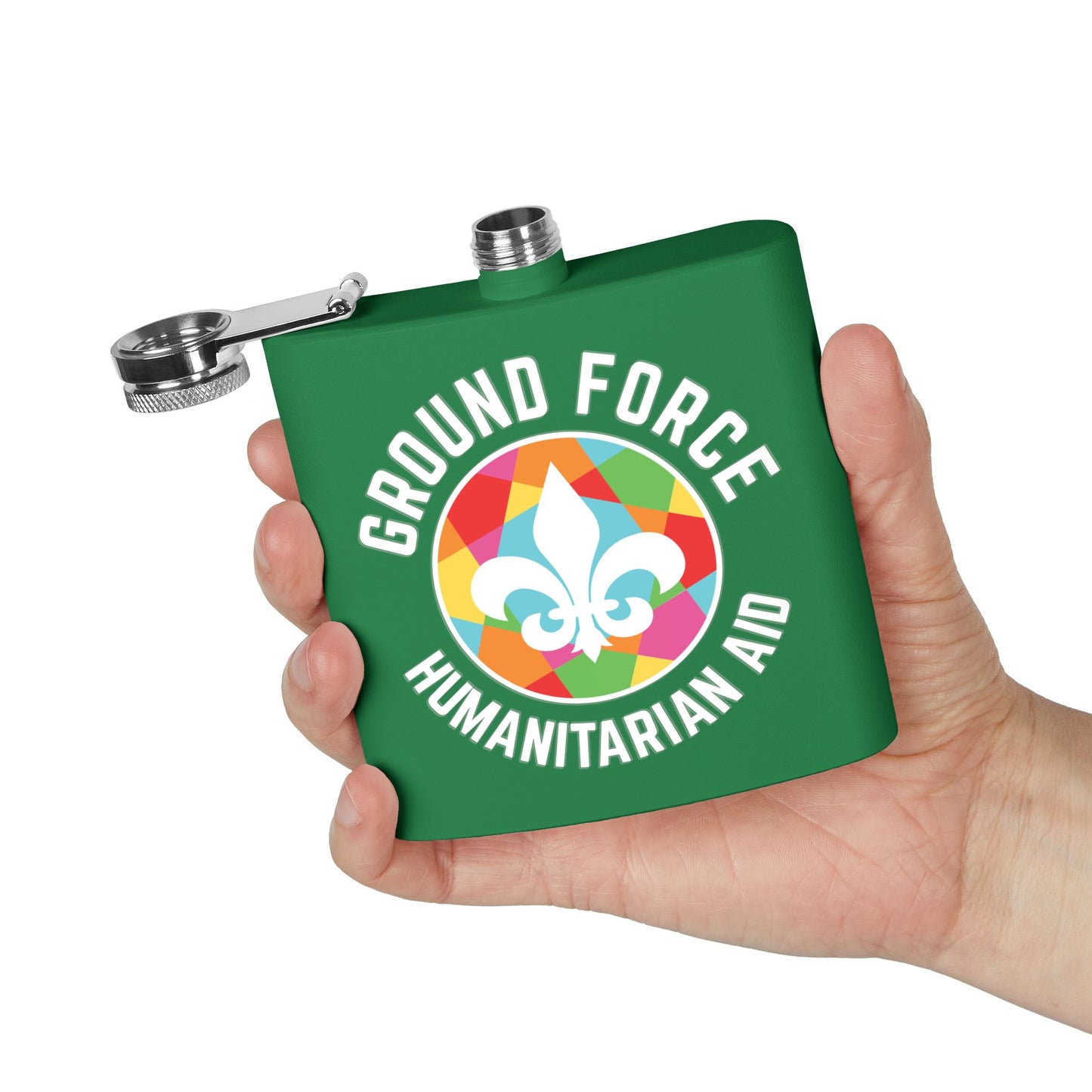 Ground Force Stainless Steel Flask