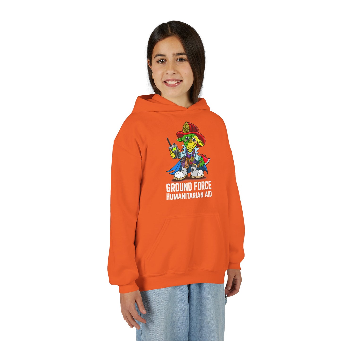 Bayou Buddy Fireman Youth Sweatshirt