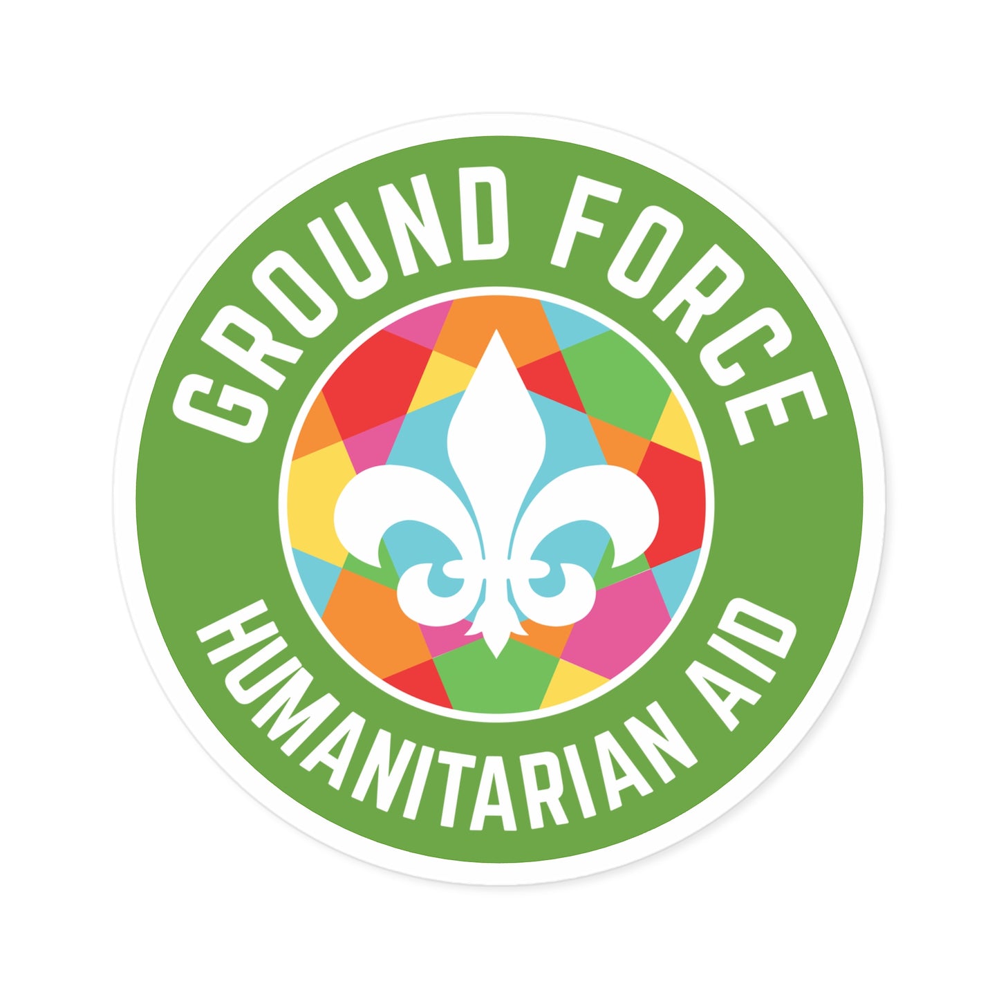 Ground Force Circle Sticker