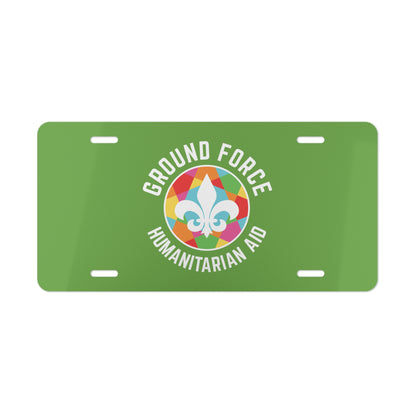 Ground Force Vanity Plate