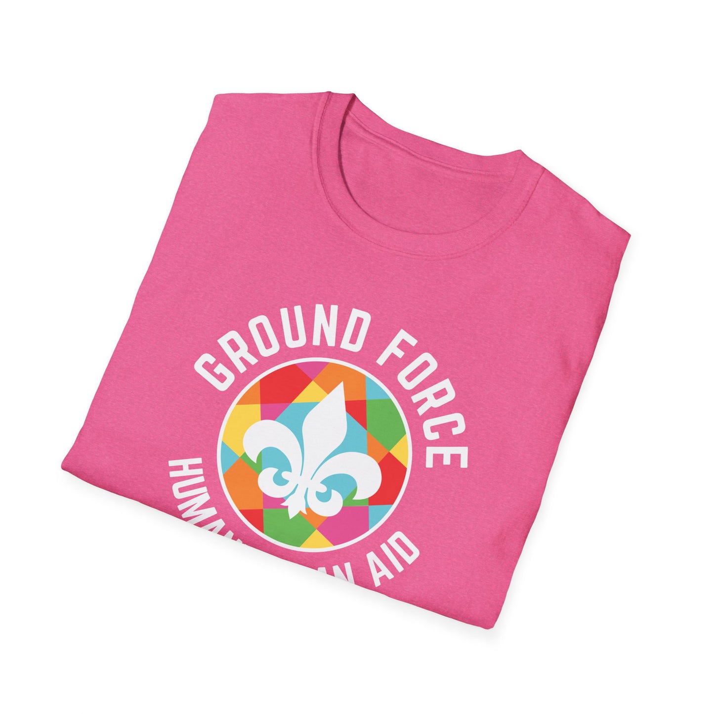 Ground Force Circle Unisex Softstyle Tee - Heather Series