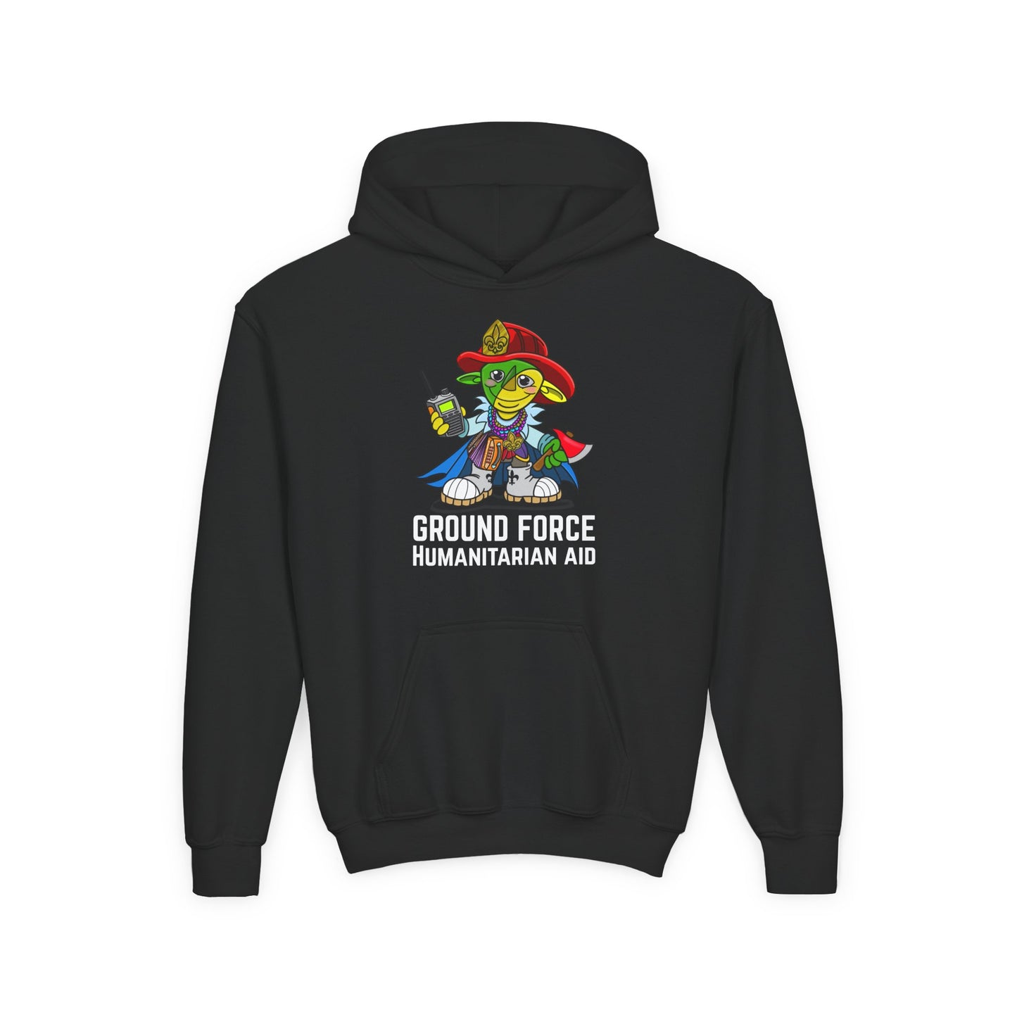 Bayou Buddy Fireman Youth Sweatshirt