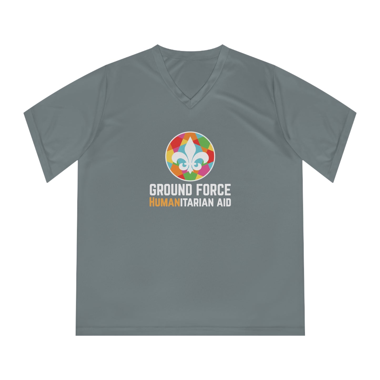 Ground Force Women's Performance V-Neck w/ UV Protection