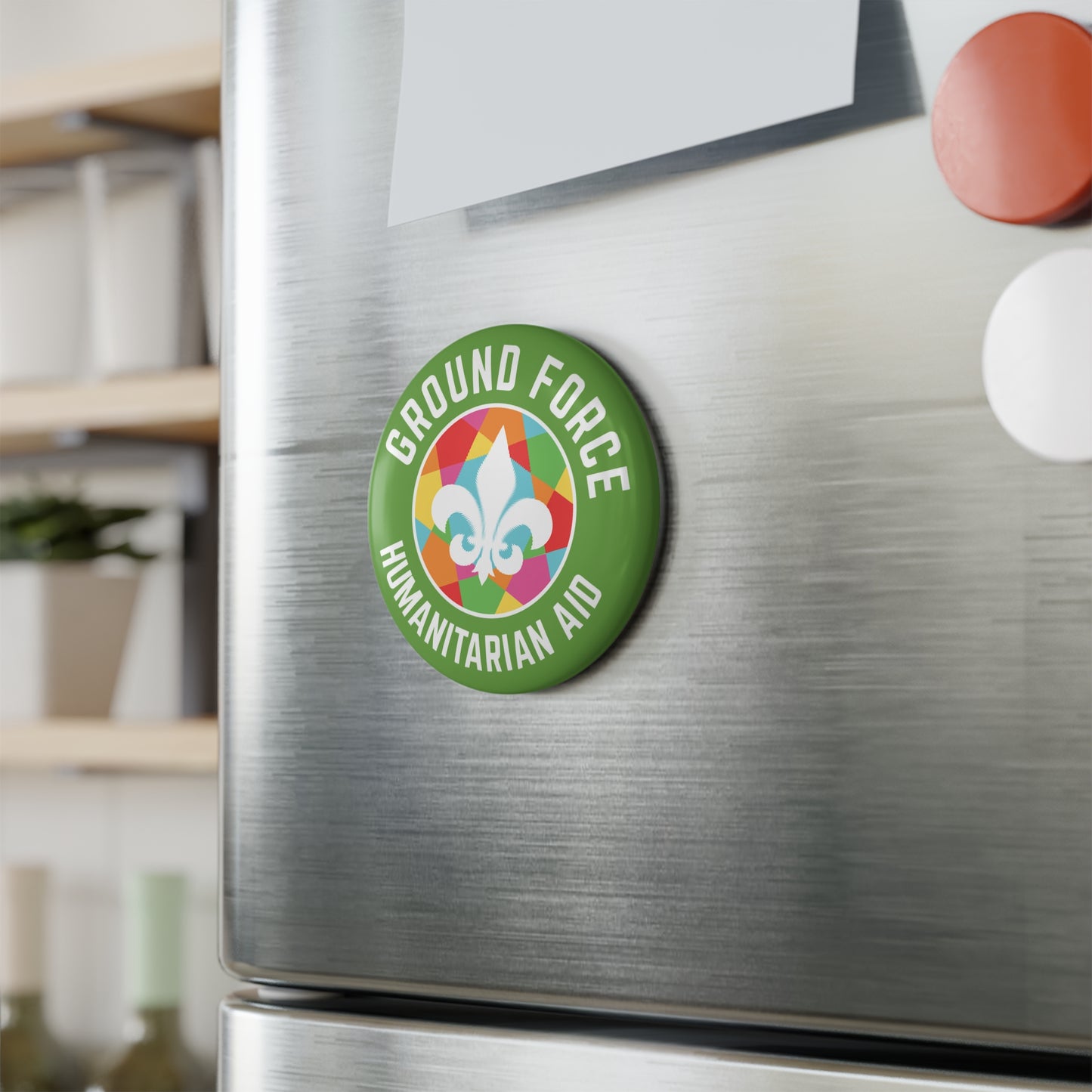 Ground Force Button Magnet (1 or set of 10)