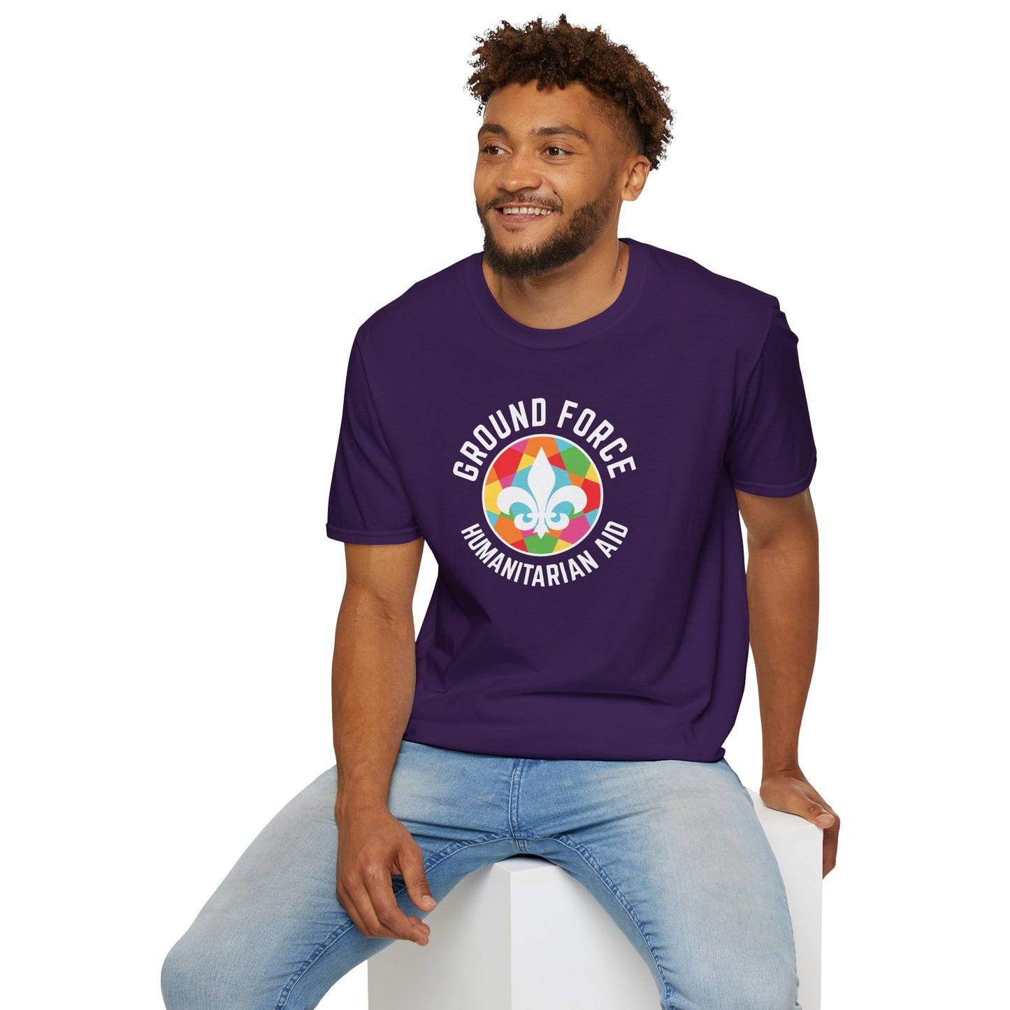 Ground Force Circle Logo Unisex Softstyle Tee