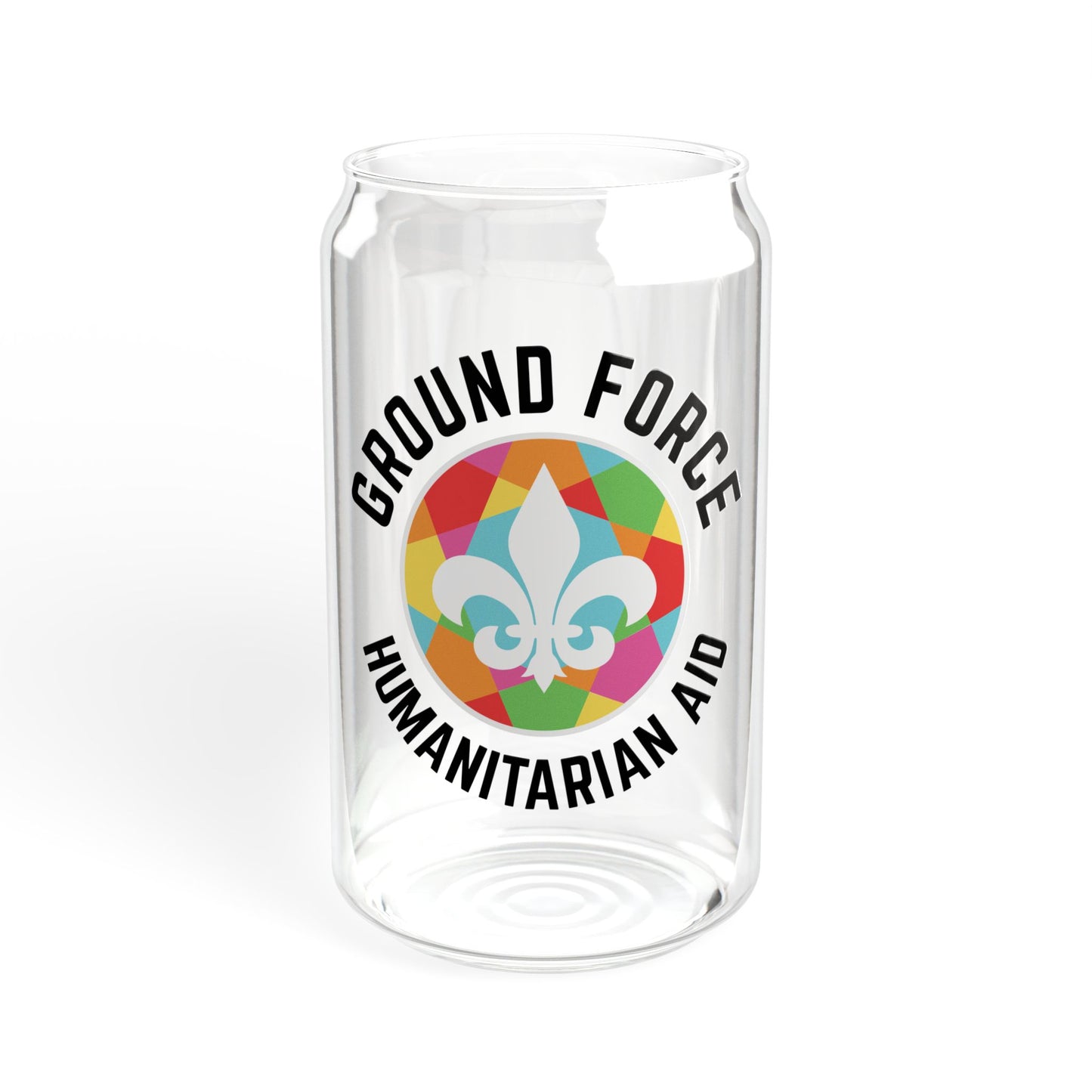 Ground Force Sipper Glass (lid optional)